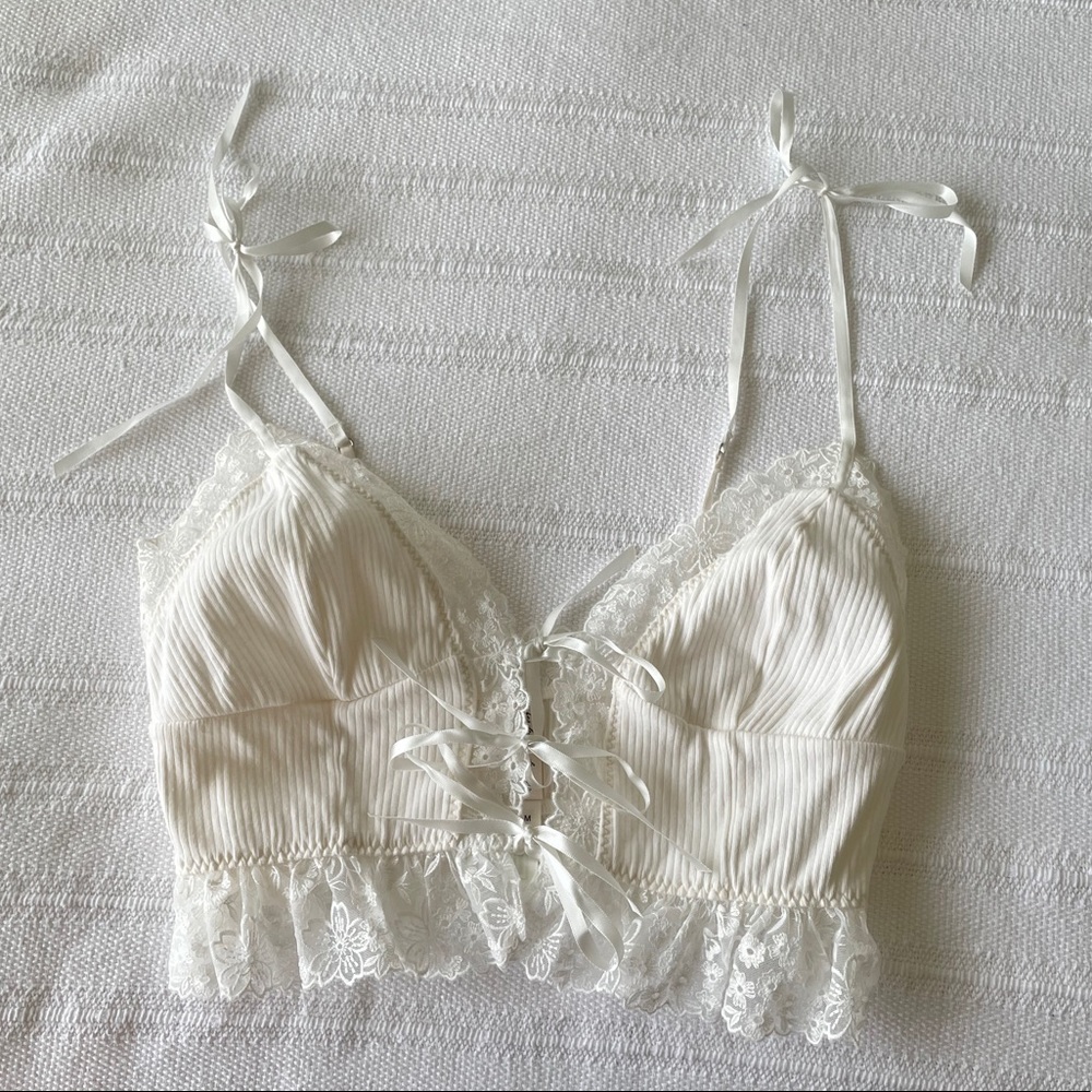 For Love & Lemons White Bette Cami